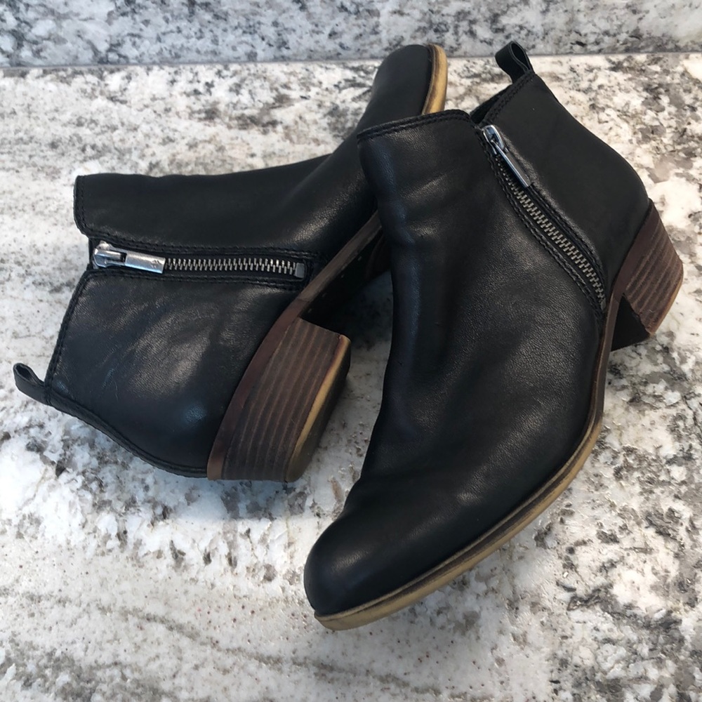 Lucky Brand Leather Booties